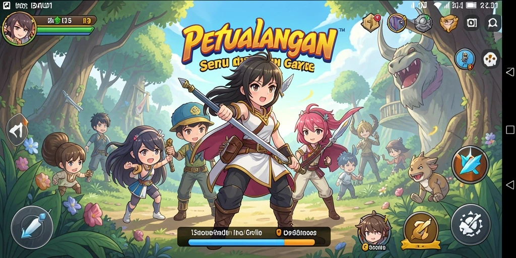 Tampilan menakjubkan dari gameplay BARU01 yang penuh aksi.