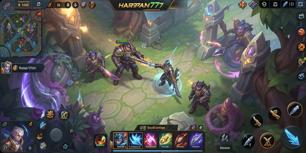Tangkapan layar gameplay <strong>HARAPAN777</strong> menunjukkan aksi seru di lapangan.