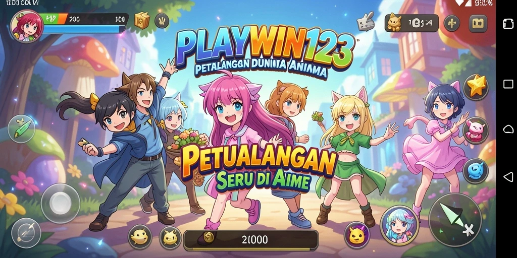 Tangkapan layar gameplay menampilkan aksi seru dalam dunia Anime.